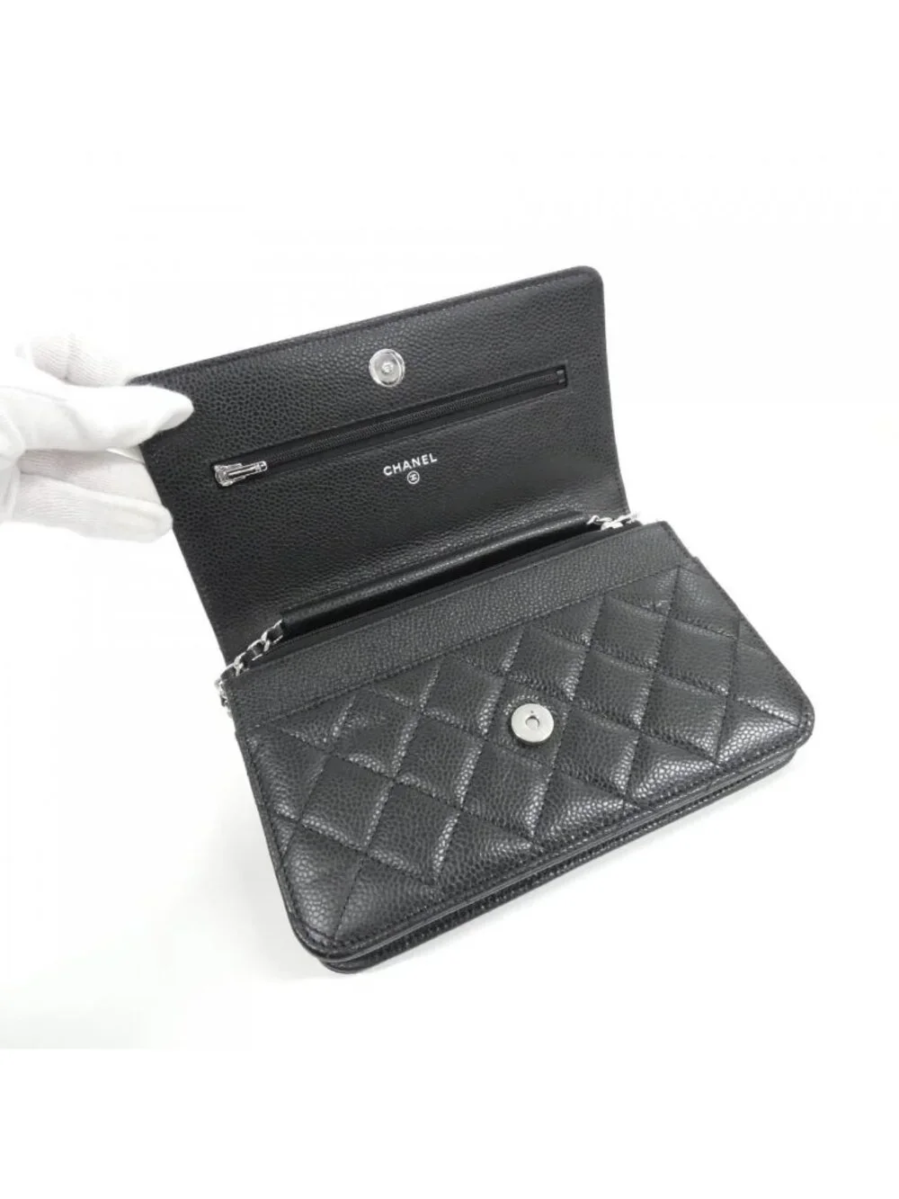 Chanel Timeless Classic Line Chain Wallet Shoulder